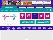 Tablet Screenshot of fun4daytonakids.com